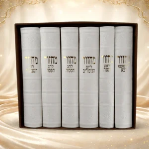 סט מחזורים מעור לימים הנוראים והרגלים
